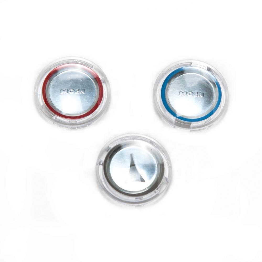 MOEN CHATEAU HOT &amp; COLD BUTTONS