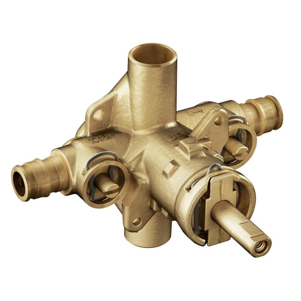 1/2&apos;&apos; Posi-Temp(R) brass rough in valve includes stops