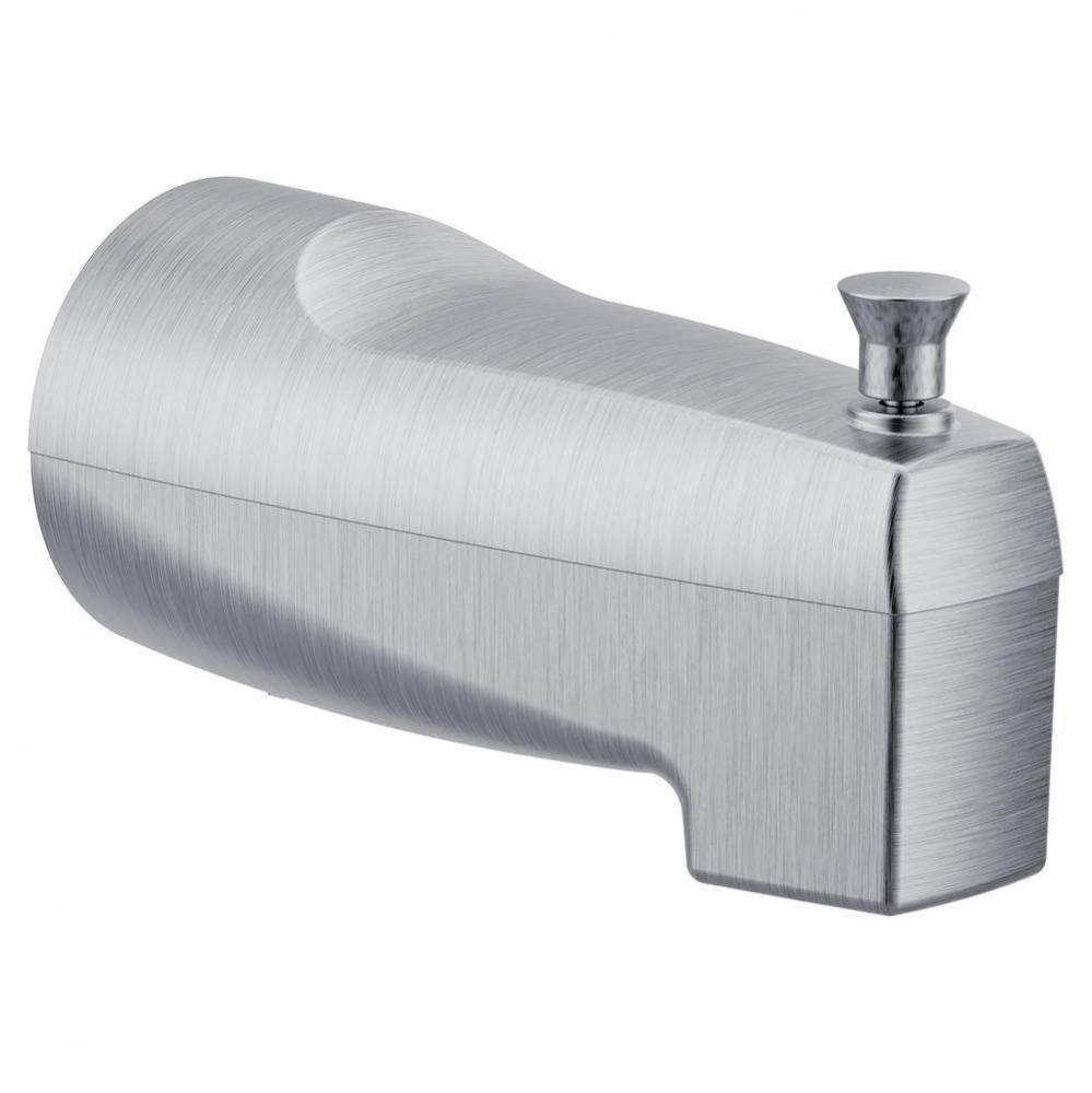 Tub Diverter Spout, Brushed Chrome