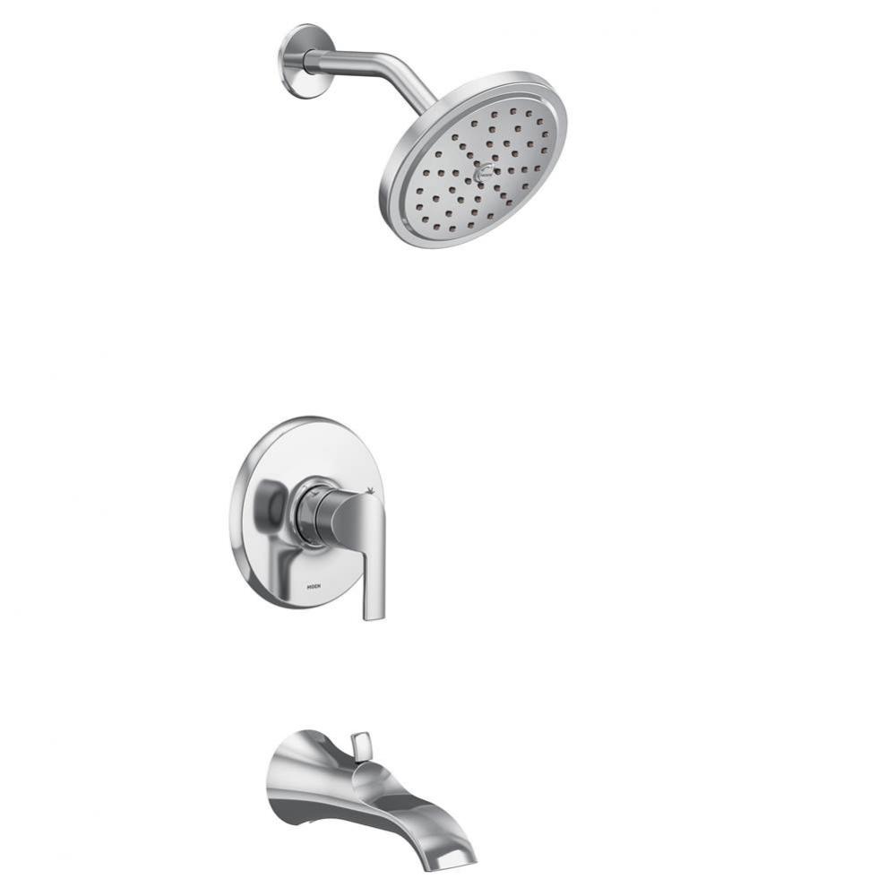 Doux M-CORE 2-Series Eco Performance 1-Handle Tub and Shower Trim Kit in Chrome (Valve Sold Separa