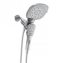 Moen 220C5EP - Chrome eight-function 7'' diameter spray head standard with handshower