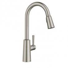 Moen 7402SRS - Spot resist stainless one-handle high arc pulldown kitchen faucet