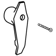 Moen 93426 - Easy Grip Handle Kit, 1 Handle Tub/Shower,Vandal Proof