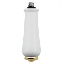 Moen 97467 - Porcelain/polished brass replacement handle knob insert