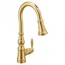 Moen S73004EV2BG - Brushed Gold One-Handle Pulldown Kitchen Faucet