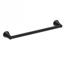 Moen Y0718BL - Matte Black Towel Bar