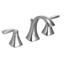 Moen T6905 - Voss Two-Handle 8 in. Widespread Bathroom Faucet Trim Kit, Valve Required, Chrome