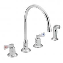 Moen 8242 - Chrome two-handle kitchen faucet