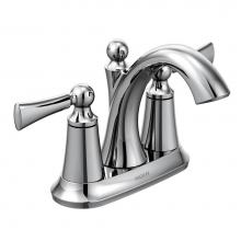 Moen 4505 - Chrome Two-Handle Bathroom Faucet, 5.50 x 8.13 x 10.13 inches