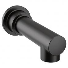 Moen 195827BL - Moen 193371BL Align Non-Diverter 1/2-Inch Slip-Fit Tub Spout, Matte Black