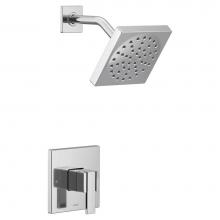 Moen UTS3715 - 90 Degree M-CORE 3-Series 1-Handle Shower Trim Kit in Chrome (Valve Sold Separately)