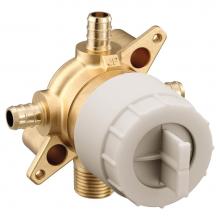 Moen U140X - M-CORE 3-Series 4 Port Tub and Shower Mixing Valve with Crimp Ring PEX Connections