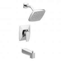 Moen TS8713EP - Via Single-Handle 1-Spray PosiTemp Tub and Shower Faucet Eco-Performance in Chrome (Valve Sold Sep