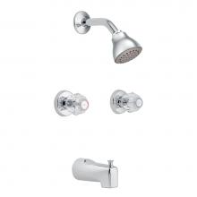 Moen 2919EP - Chateau Two-Handle Tub and Eco-Performance Shower Faucet, Valve Included, Chrome
