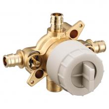 Moen U140CXS - M-CORE 3-Series 4 Port Tub and Shower Mixing Valve with Cold Expansion PEX Connections and Stops