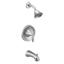 Moen T2743EP - Glyde 1-Spray Single-Handle Eco-Performance Posi-Temp Tub and Shower Faucet Trim Kit in Chrome (Va