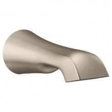 Moen S990BN - Flara 1/2-Inch Slip Fit Connection Non-Diverting Tub Spout, Brushed Nickel