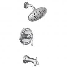Moen UT2253EP - Brantford M-CORE 2-Series Eco Performance 1-Handle Tub and Shower Trim Kit in Chrome (Valve Sold S