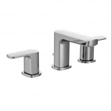 Moen T6920 - Rizon Two-Handle Widespread Bathroom Faucet, Valve Required, Chrome