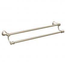 Moen YB6422NL - Polished Nickel 24'' Double Towel Bar