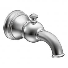 Moen S12104 - Weymouth Tub Spout with Diverter 1/2-Inch Slip-Fit CC Connection, Chrome
