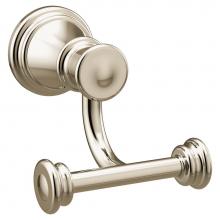 Moen YB6403NL - Polished Nickel Double Robe Hook