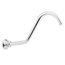 Moen S113 - Waterhill 14-Inch Replacement Extension Curved Shower Arm, Chrome