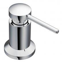 Moen 3942 - Deck Mounted Kitchen Soap Dispenser with Above the Sink Refillable Bottle, Chrome
