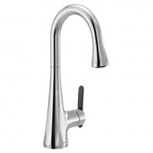 Moen S6235 - Sinema Single-Handle Pull-Down Sprayer Bar Faucet Featuring Reflex and 2-Handle Options in Chrome