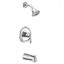 Moen UT2133EP - Eva M-CORE 2-Series Eco Performance 1-Handle Tub and Shower Trim Kit in Chrome (Valve Sold Separat