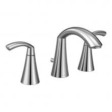 Moen T6173 - Glyde 8 in. Widespread 2-Handle High-Arc Bathroom Faucet in Chrome