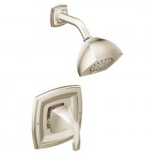 Moen T2692NL - Voss Posi-Temp 1-Handle 1-Spray Shower Faucet Trim Kit in Polished Nickel (Valve Sold Separately)