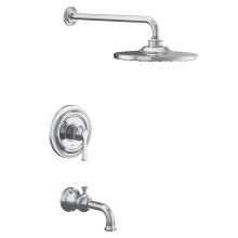 Moen UTS244203EP - Colinet M-CORE 2-Series Eco Performance 1-Handle Tub and Shower Trim Kit in Chrome (Valve Sold Sep