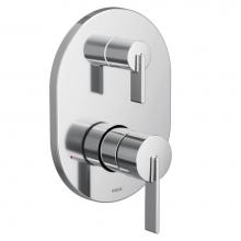 Moen UT3331 - Cia M-CORE 3-Series 2-Handle Shower Trim with Integrated Transfer Valve in Chrome (Valve Sold Sepa