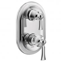 Moen UT5500 - Wynford M-CORE 3-Series 2-Handle Shower Trim with Integrated Transfer Valve in Chrome (Valve Sold
