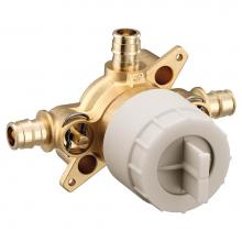 Moen U130CXS - M-CORE 3-Series 3 Port Shower Mixing Valve with Cold Expansion PEX Connections and Stops
