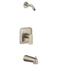 Moen UT2473NHBN - Genta M-CORE 2-Series 1-Handle Tub and Shower Trim Kit in Brushed Nickel (Valve Sold Separately)