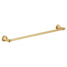 Moen YB0524BG - Colinet Traditional 24-Inch Single Towel Bar in Brushed Gold