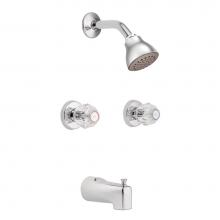 Moen 2982EP - Chateau Two-Handle Tub and Eco-Performance Shower Faucet, Valve Included, Chrome