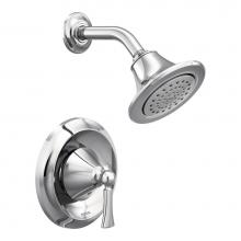 Moen T4502 - Wynford Single-Handle 1-Spray Posi-Temp Shower Faucet Trim Kit in Chrome (Valve Sold Separately)