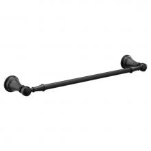 Moen YB8418BL - Matte Black 18'' Towel Bar