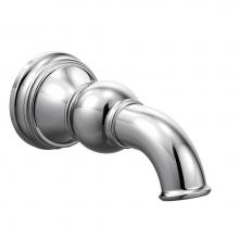 Moen S12105 - Weymouth 1/2-Inch Slip Fit Connection Non-Diverting Tub Spout, Chrome