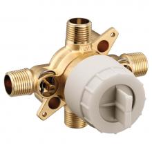 Moen U140CIS - M-CORE 3-Series 4 Port Tub and Shower Pre-Fabricated Mixing Valve with CC/IPS Connections and Stop