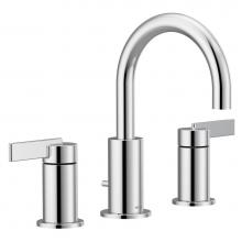 Moen T6222 - Cia 8 in. Widespread 2-Handle High-Arc Bathroom Faucet Trim Kit in Chrome (Valve Sold Separately)
