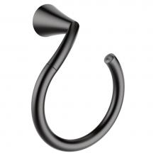 Moen YB2386BL - Matte Black Towel Ring