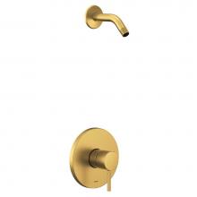 Moen UT2192NHBG - Align M-CORE 2-Series 1-Handle Shower Trim Kit in Brushed Gold (Valve Sold Separately)