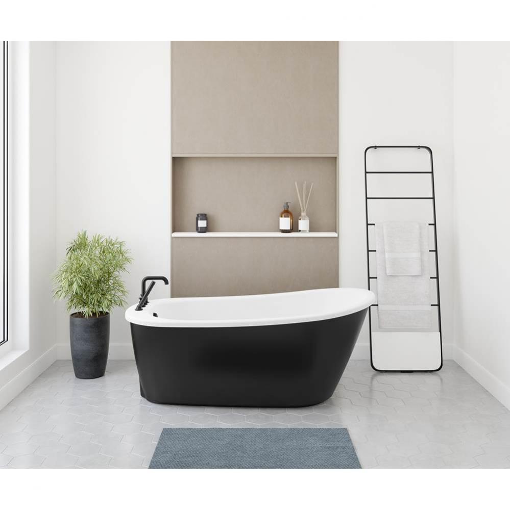 Sax Oval Bathtub Regular Black