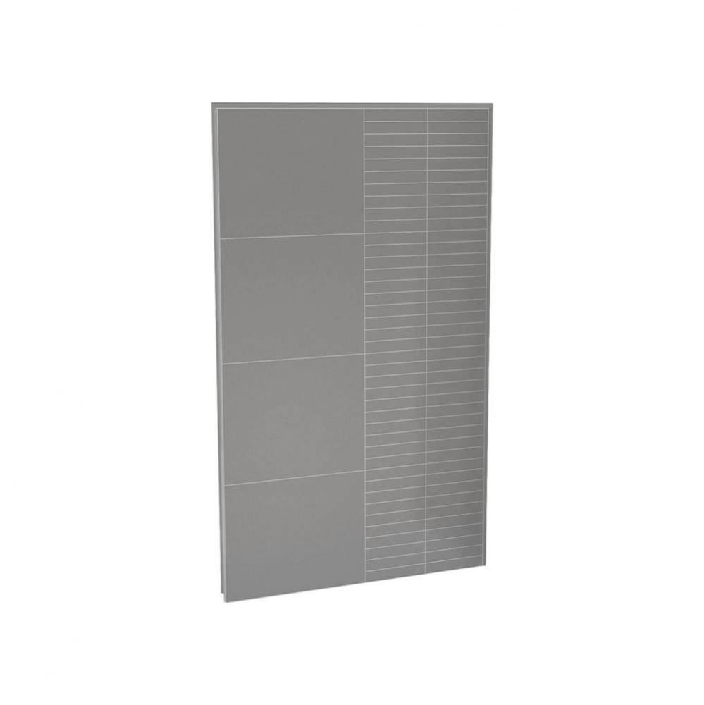 Utile 48 in. Composite Direct-to-Stud Back Wall in Erosion Pebble grey