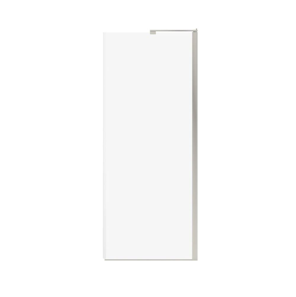 Capella 78 Screen and Return Panel for 36 in. Base with GlassShield&#xae; glass in Brushed Nickel