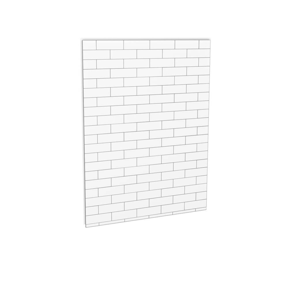 Utile 60 in. Composite Direct-to-Stud Back Wall in Metro Tux